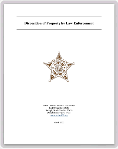 NC Sheriffs Dispo Guide